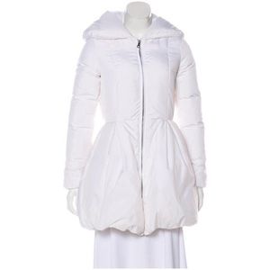Alice + Olivia Blakely Puffer Coat pleated skirt M